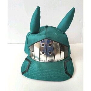 My Hero Academia Hat Green Snapback  Adjustable